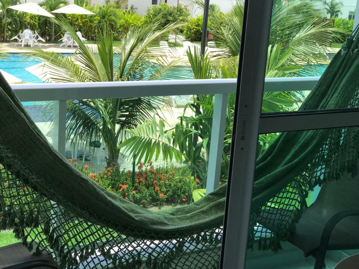 Flat Excelente Em Porto De Galinhas Palm Village Acqua Frente Para As Piscinas Dış mekan fotoğraf